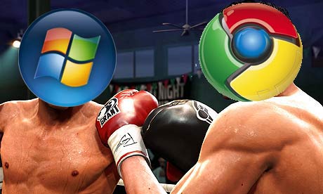 Batalla de navegadores de internet- Chrome versus Internet Explorer