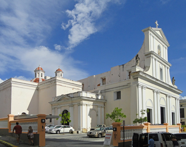 La catedral San Juan Bautista, San Juan, Puerto Rico