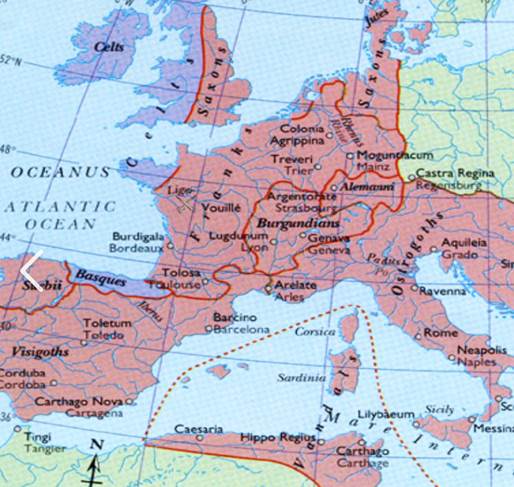 A map of europe with red and black text  Description automatically generated