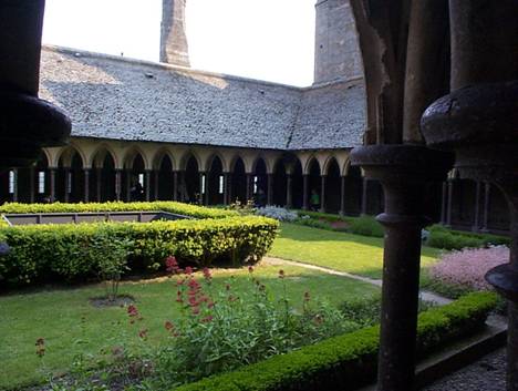 Huertos de la abadía benedictina en San Miguel, Francia