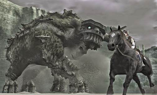 Retrato de una pintura de dos bestias fantasiosas cuyos jinetes se enfrascan en conflicto mortal, imágenes de alguno juego digital.