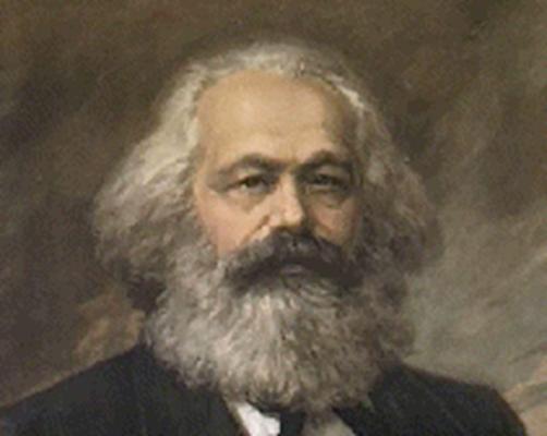 Karl Marx, filósofo alemán, creador junto con Friedrich Engels del socialismo científico (comunismo moderno) y uno de los pensadores más influyentes de la historia contemporánea, ilustración para el tema Argumentos de ateo artentino para su amiga creyente, en editoriallapaz.