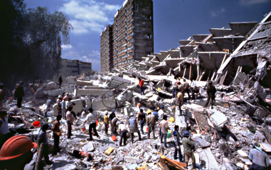 Terremoto en México en 1985.