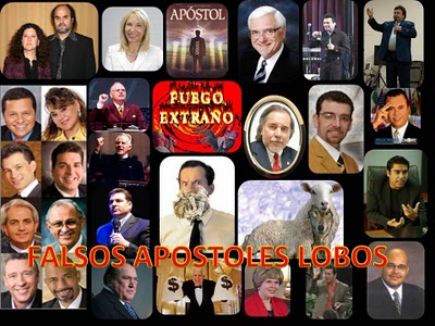 Un collage de líderes pentecostales ilustra el artículo ¡Rompiendo con el pentecostalismo! en editoriallapaz.org.