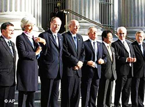 Una fotografía de los representantes del Grupo de los Siete o G-7.